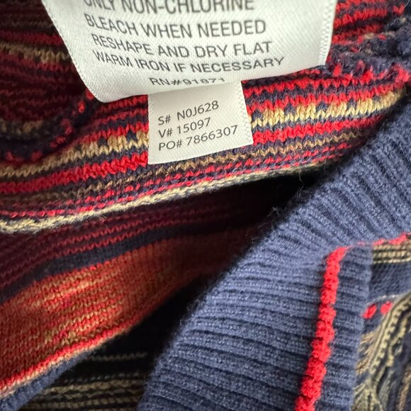 Norm Thompson Multicolor Crewneck Sweater - Picture 9 of 9